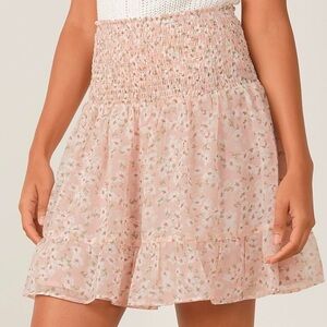 AVE Concepts Floral Pink Skirt